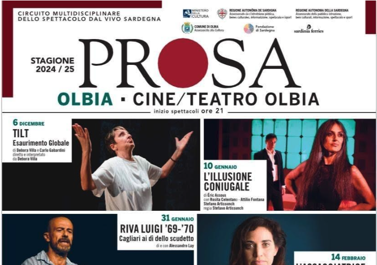 Stagione Prosa Cine Teatro Olbia